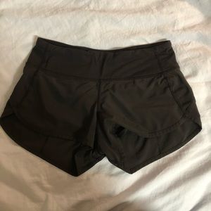 Black Lululemon Speed Up Short Size 2